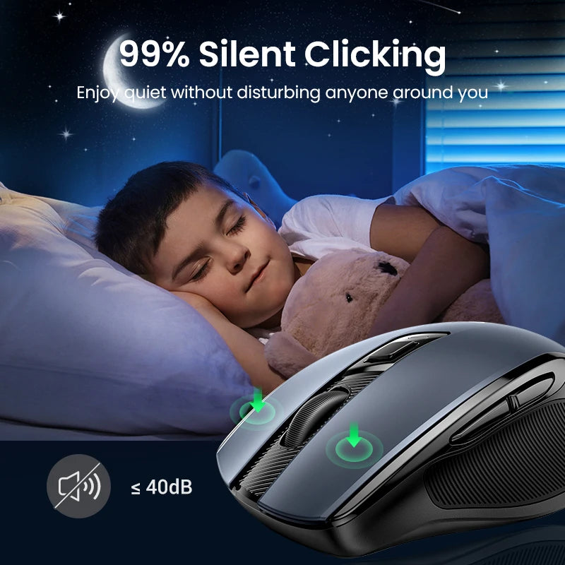 Quiet Wireless 4000DPI Mouse