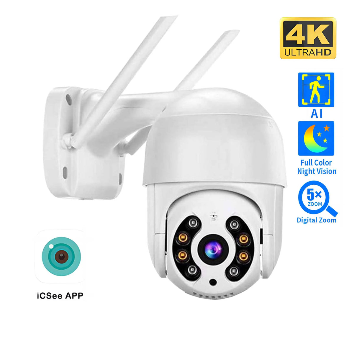 8MP AI Auto-Tracking WiFi Surveillance