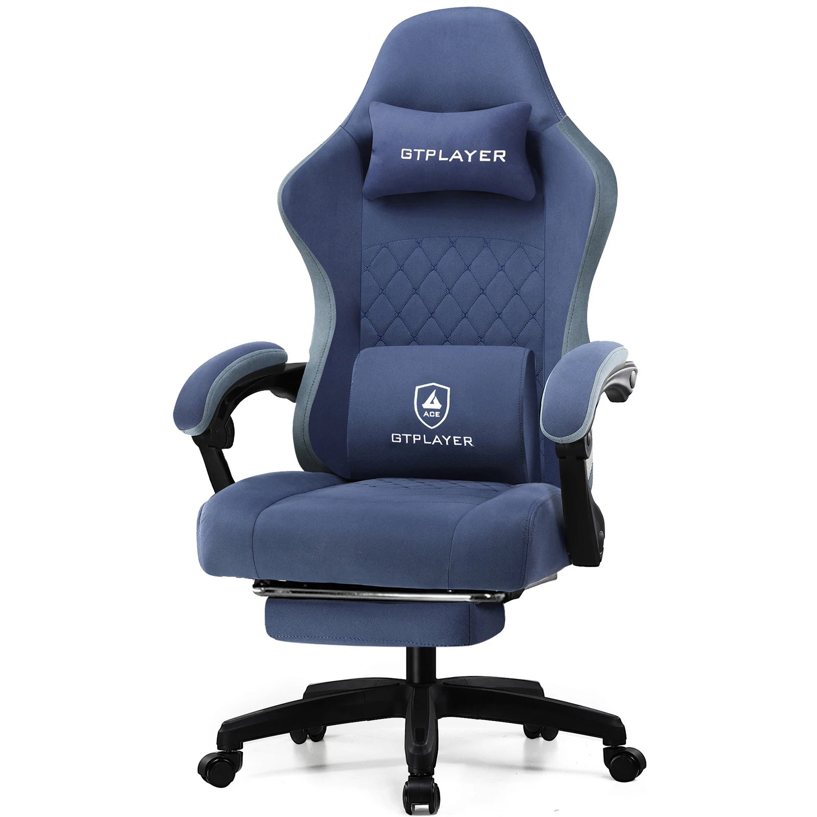 Ergonomic Gaming Chair with Footrest
