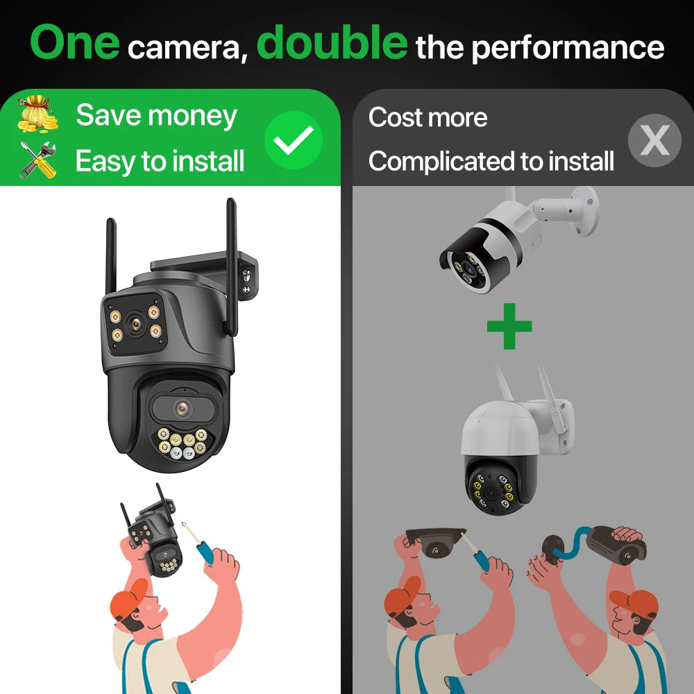 6K 9MP  Auto Tracking Surveillance Camera