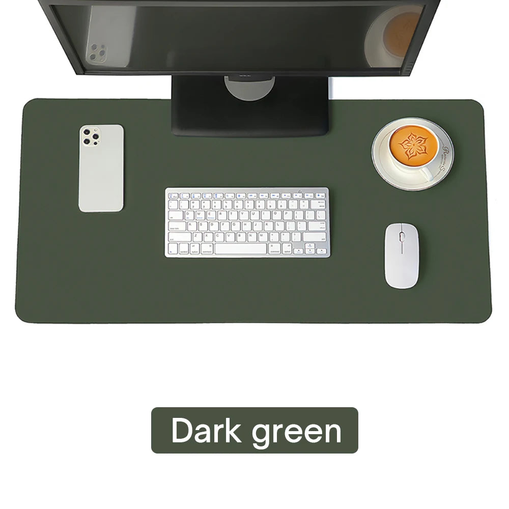Large PU Leather Office Desk Mat