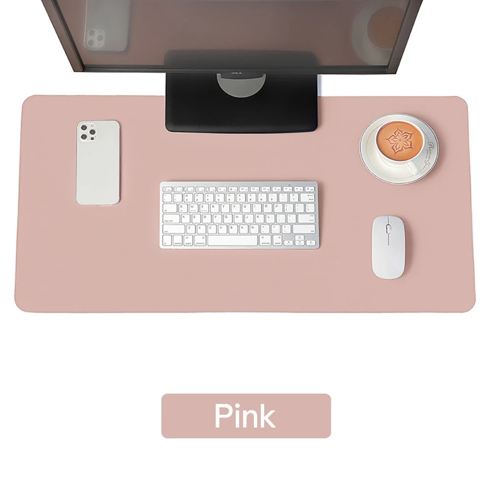 Large PU Leather Office Desk Mat