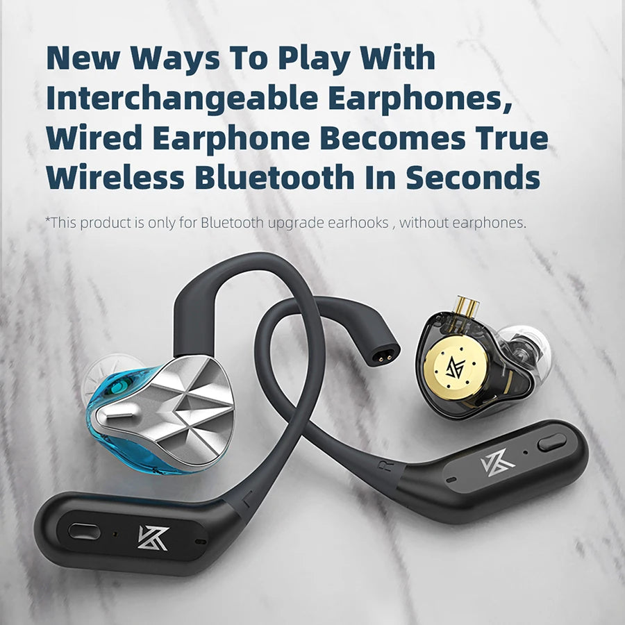 Wireless Ear-Hook Adapter Cable Black