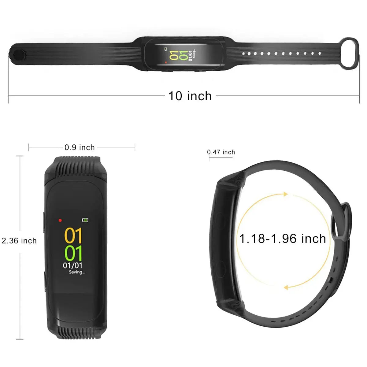 Mini Digital Voice Recorder Wrist Watch 1536kbps