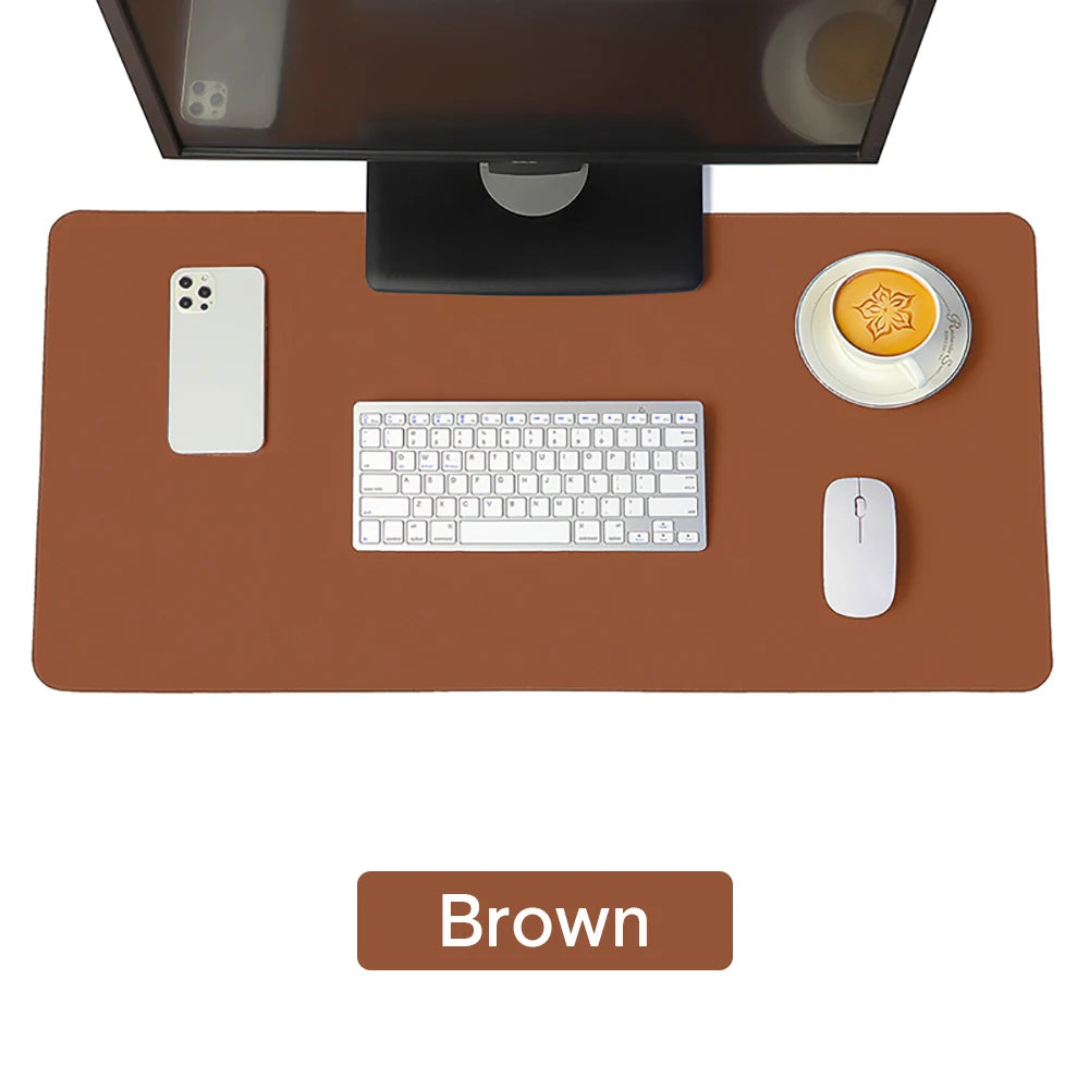Large PU Leather Office Desk Mat