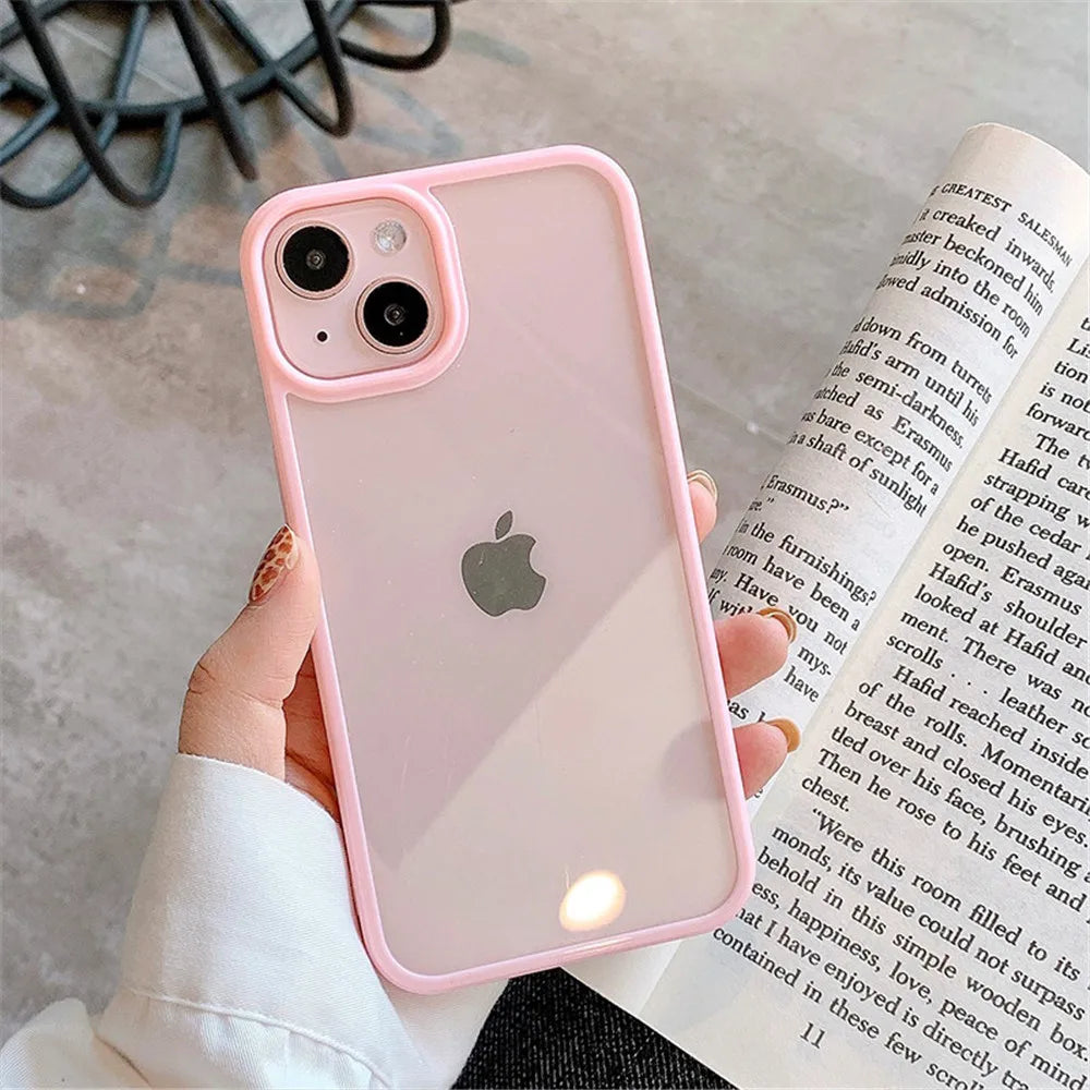 Candy Color Shockproof Silicone iPhone Case
