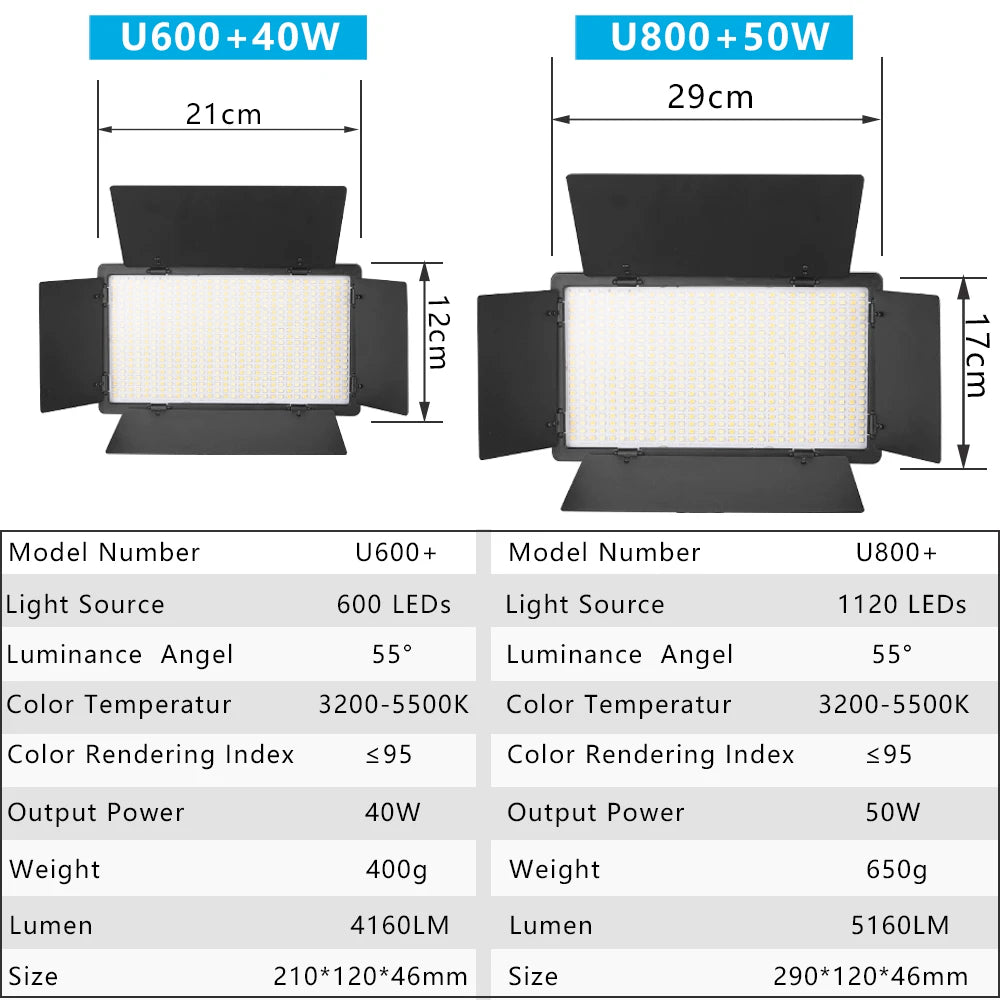 Portable LED Studio Light Panel