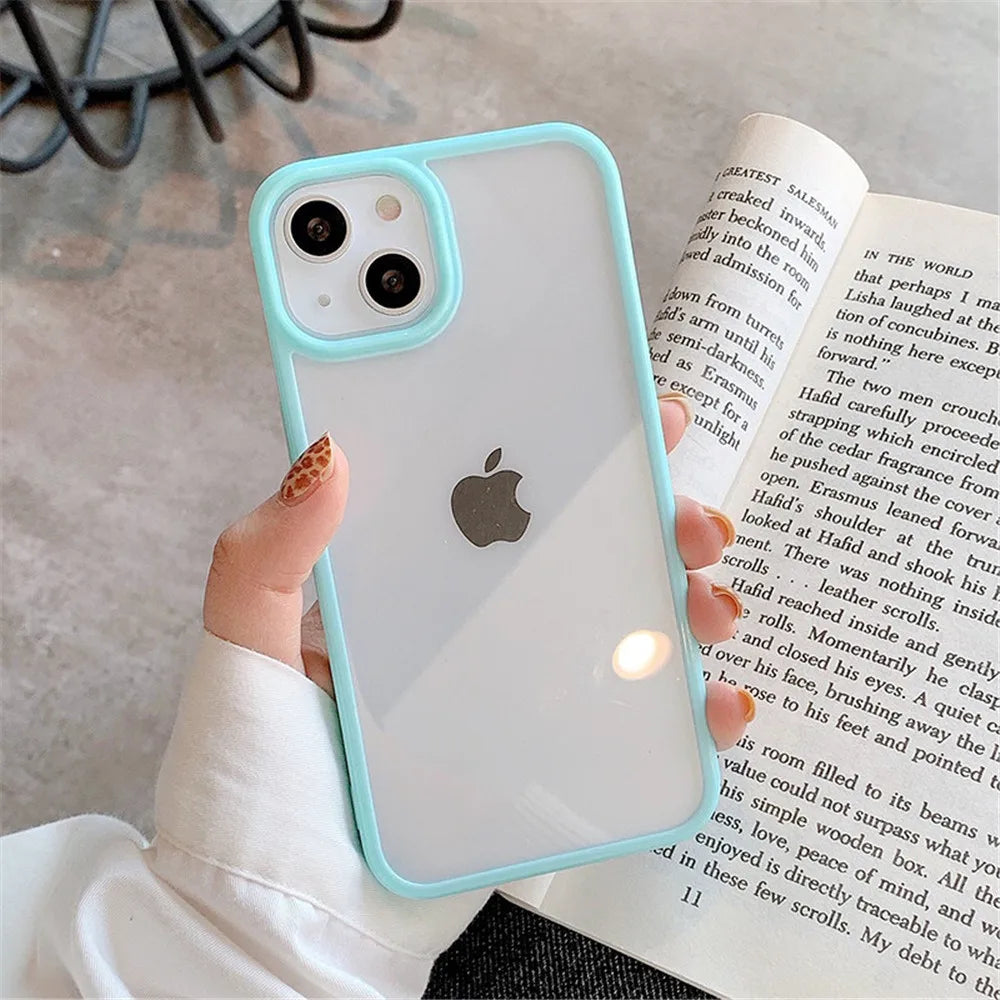 Candy Color Shockproof Silicone iPhone Case