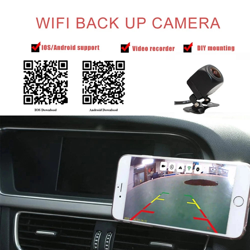 Wireless HD Rear View Camera 170° WiFi