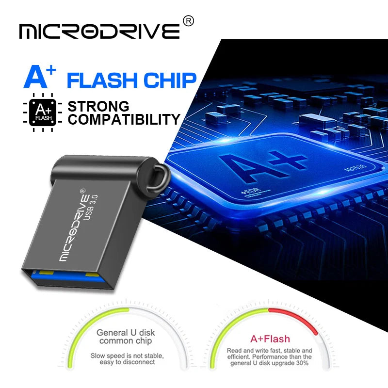 Super Mini USB 3.0 Metal Flash Drive