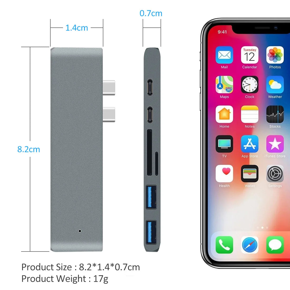 USB-C 3.1 Hub with 4K HDMI Adapter