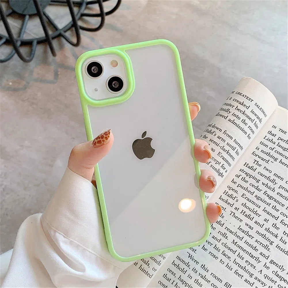 Candy Color Shockproof Silicone iPhone Case