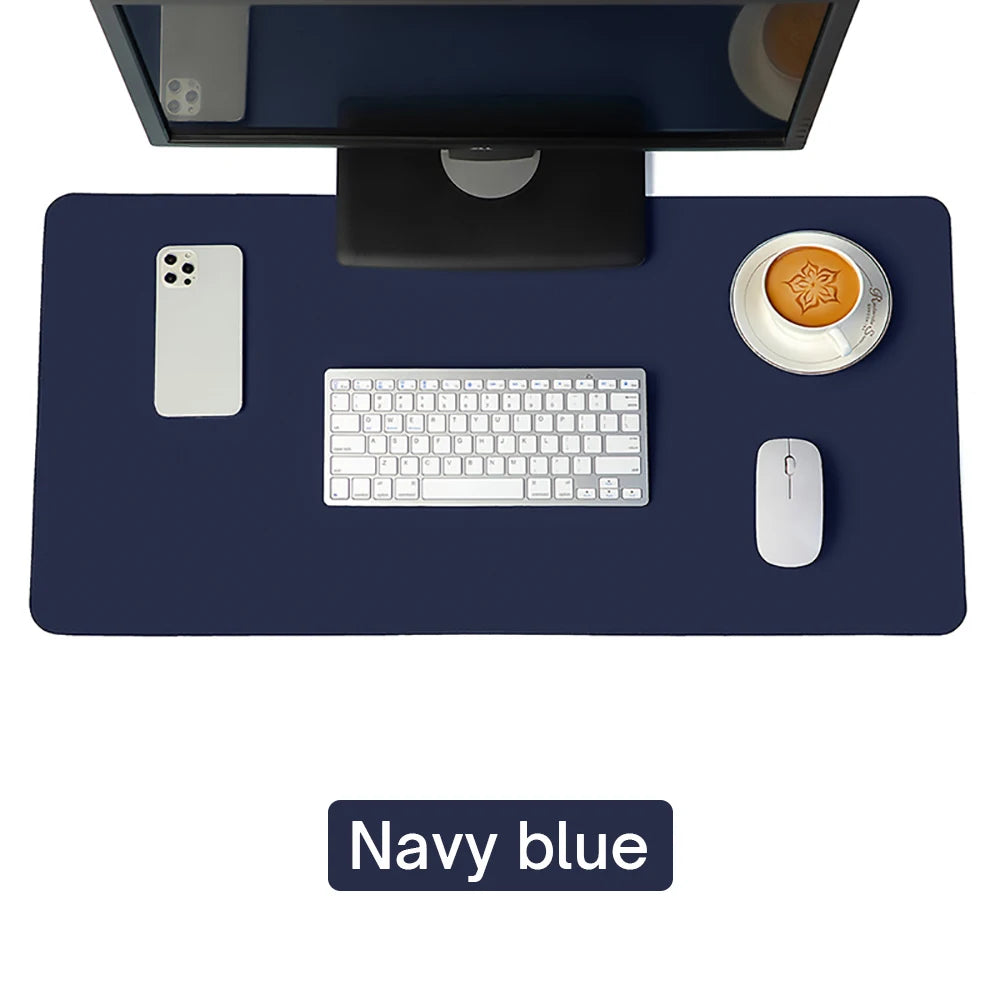 Large PU Leather Office Desk Mat