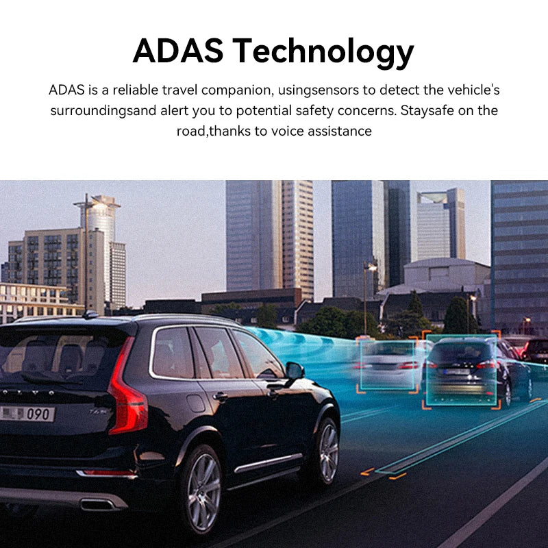 2K Mini Dash Cam with 5GHz WiFi & ADAS