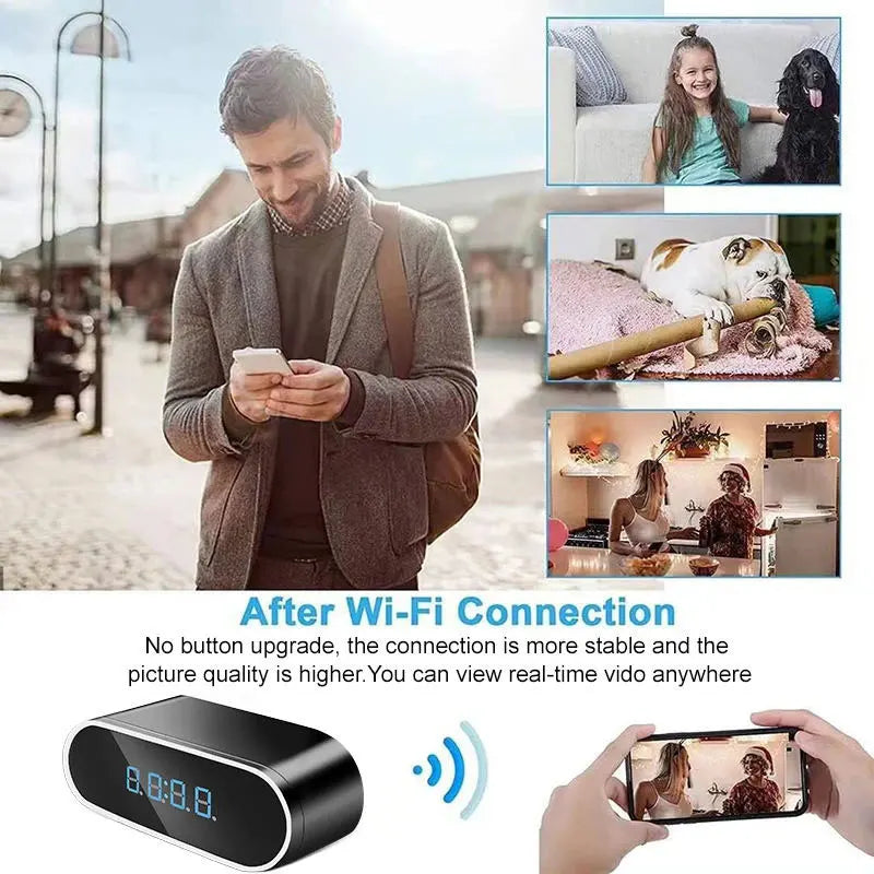 Night Vision Clock DVR Camera