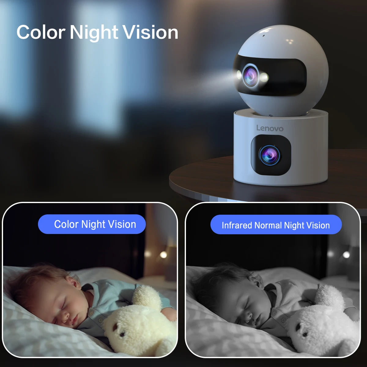 4K Dual-Lens Smart Security Camera