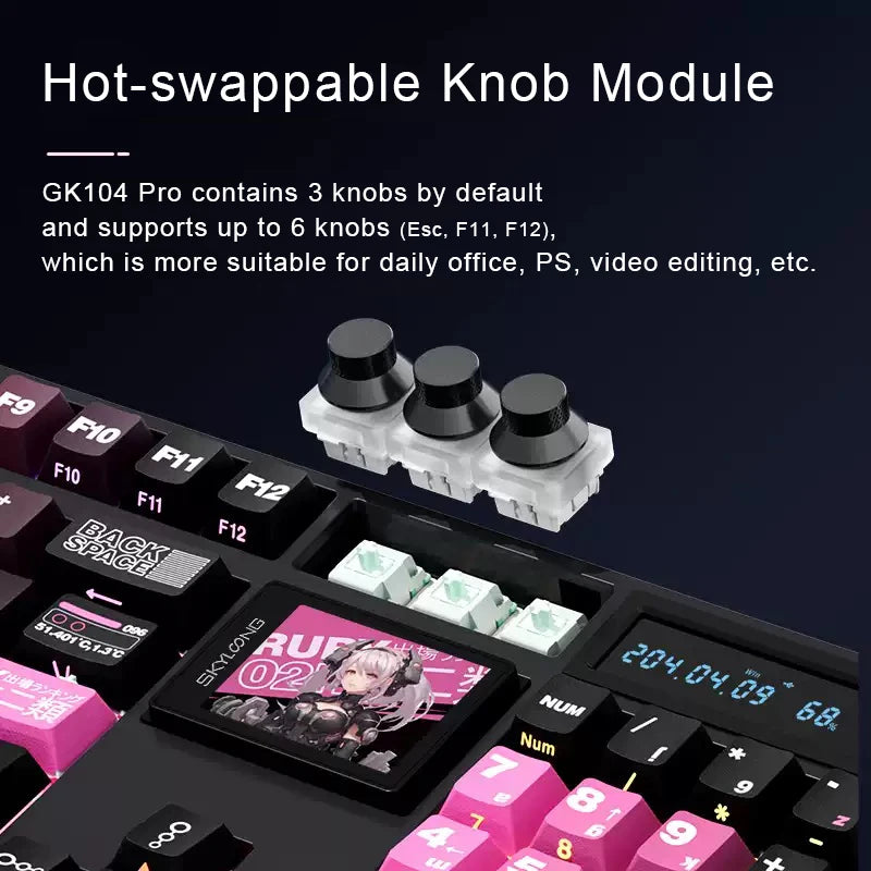 Wireless RGB Hot-Swappable Keyboard