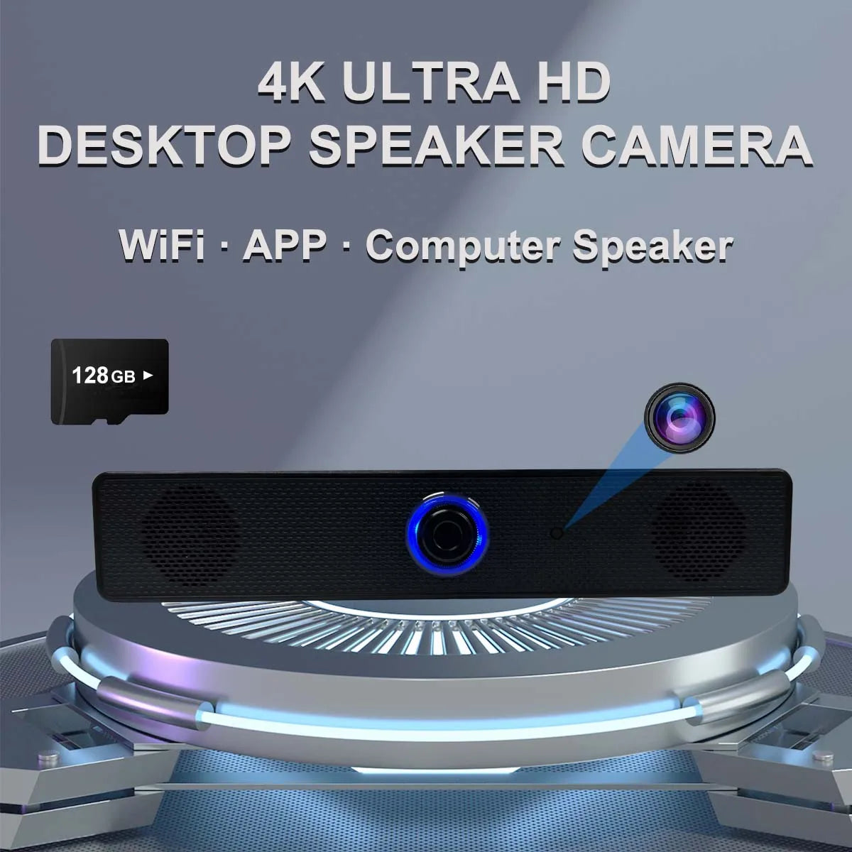 4K WiFi Desktop Speaker Camera