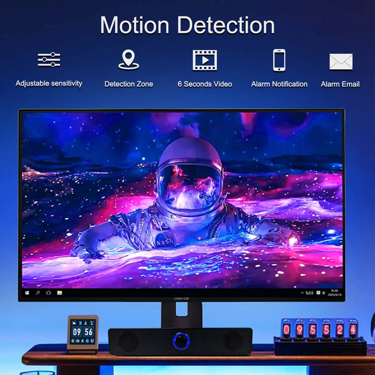 4K WiFi Desktop Speaker Camera
