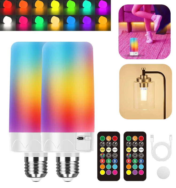 Remote-Controlled RGB Emergency Bulb