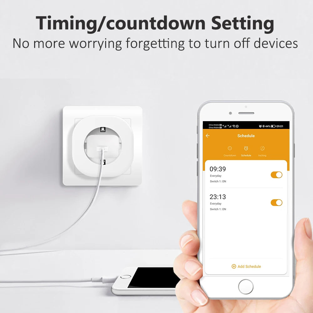 Smart Socket 16A With Power Monitoring
