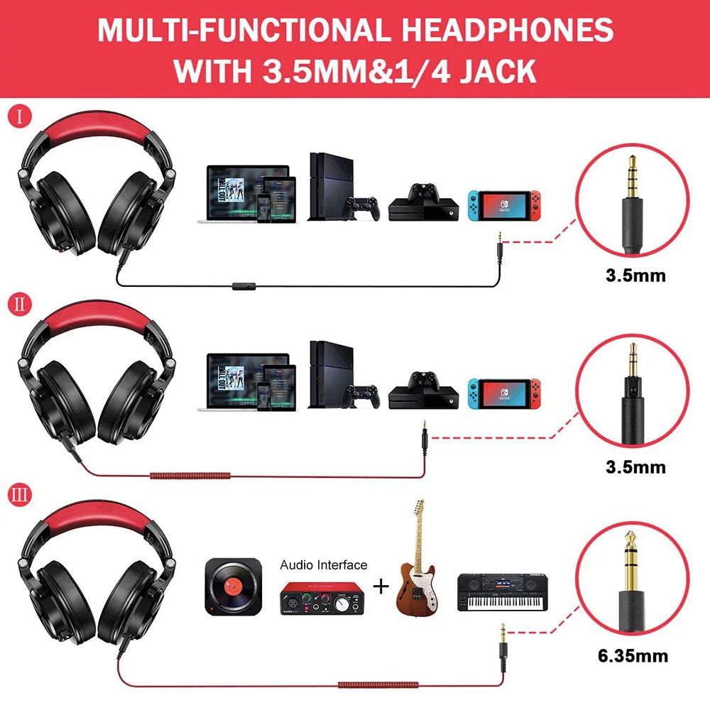 Wired Professional Monitor Headphones