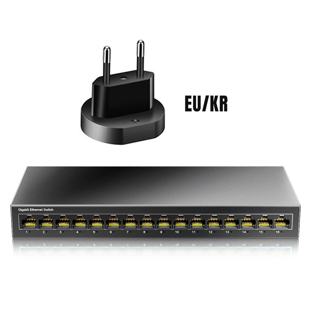 1000Mbps 16-Port Gigabit Smart Network Switch