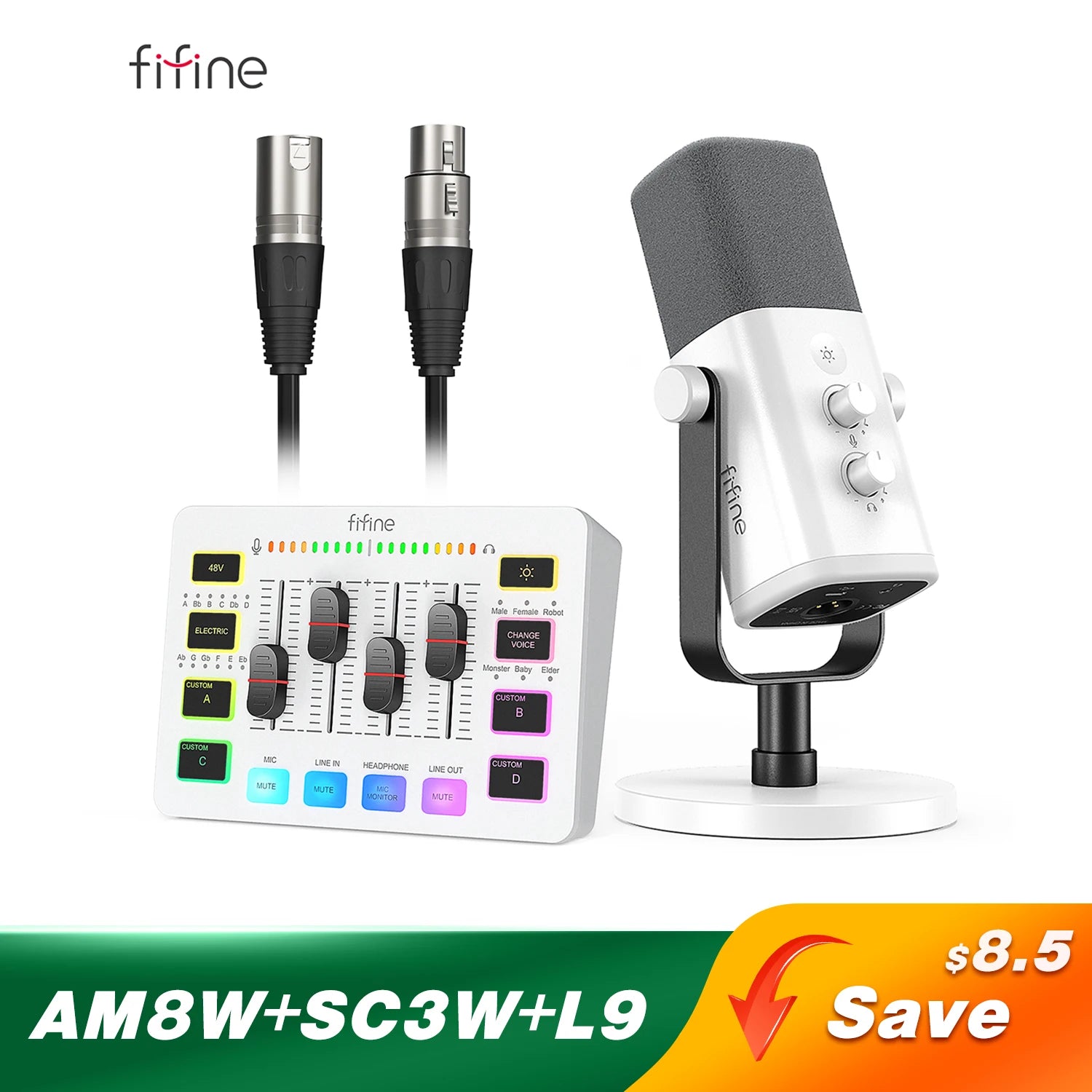 Gaming Audio Set Microphone & Mixer Headset