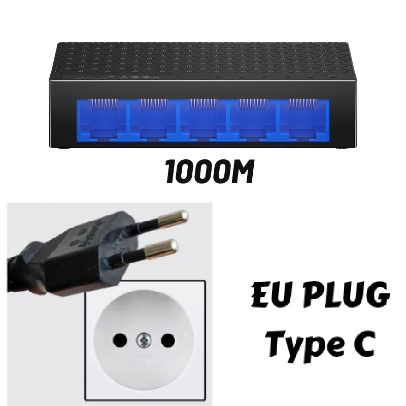 5-Port Plug & Play Ethernet Switch