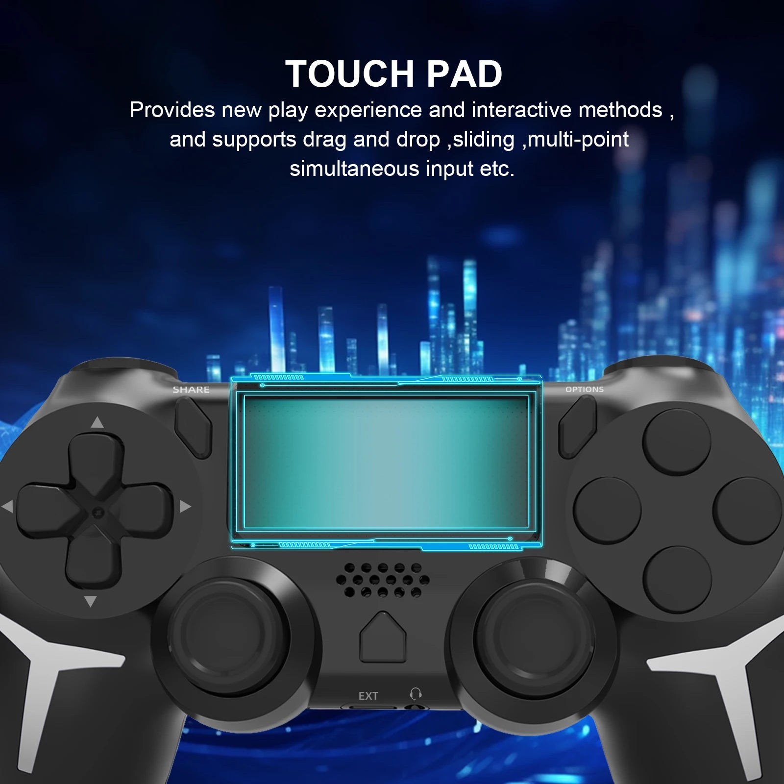 6-Axis Gyroscope Touchpad Controller