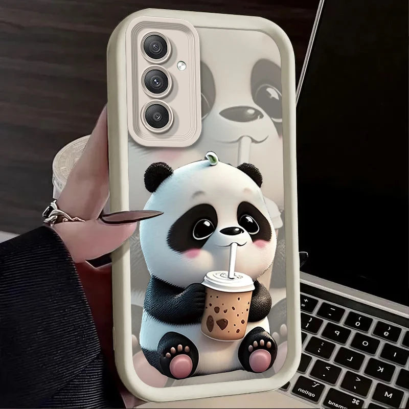 Drink Tea Milk Panda Case for Samsung Galaxy