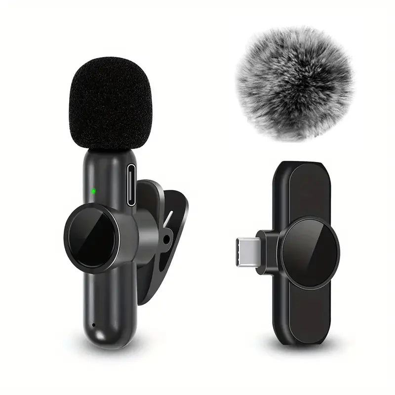 Mini Audio Video Recording Mic for iPhone & Android