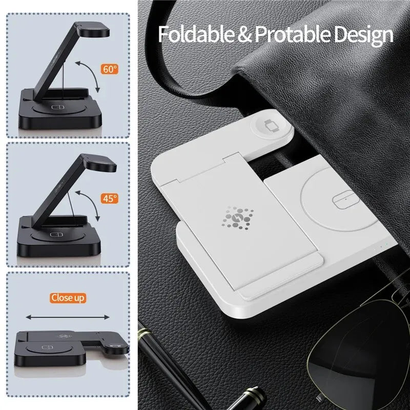 4-in-1 Foldable Wireless Charging Station