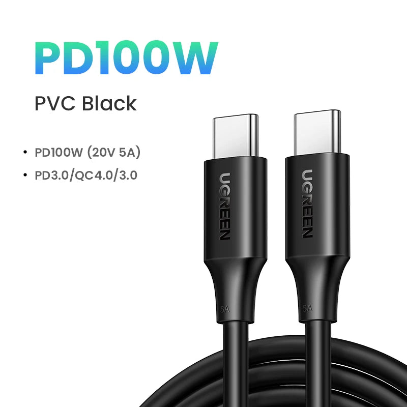 100W Fast Charging USB-C Cable