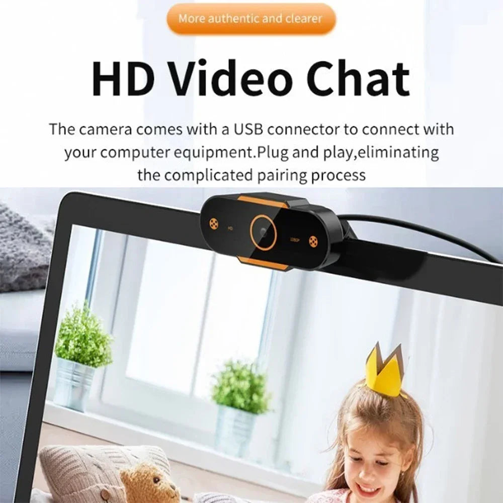 1080P Auto Focus Webcam with Microphone
