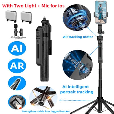 AI Tracking Gimbal Stabilizer Tripod