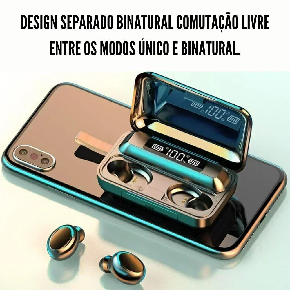 9D Stereo High Bass Bluetooth Touch Control Earbuds