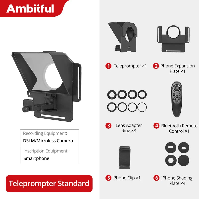 T1 Portable Remote-Controlled Video Prompter