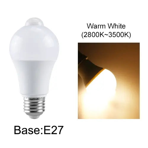 PIR Motion Sensor LED Bulb