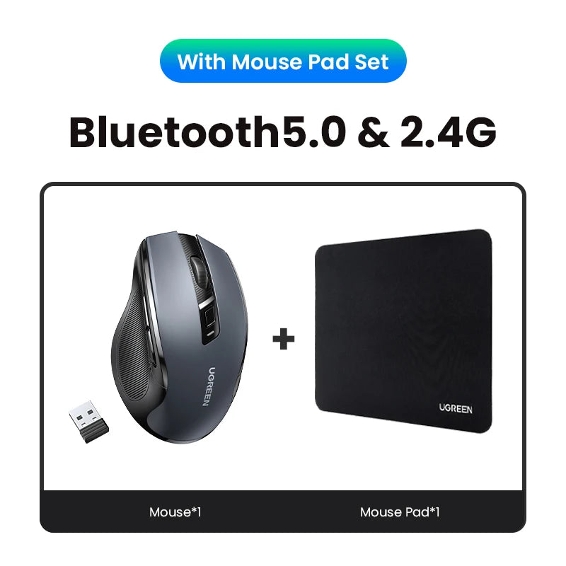 Quiet Wireless 4000DPI Mouse