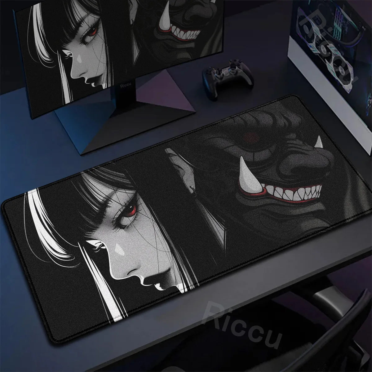 Large 40x90cm Japan-Themed Mousepad