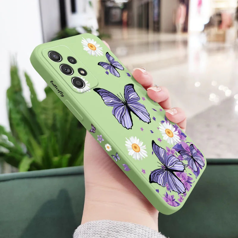 Purple Butterflies Case For Samsung