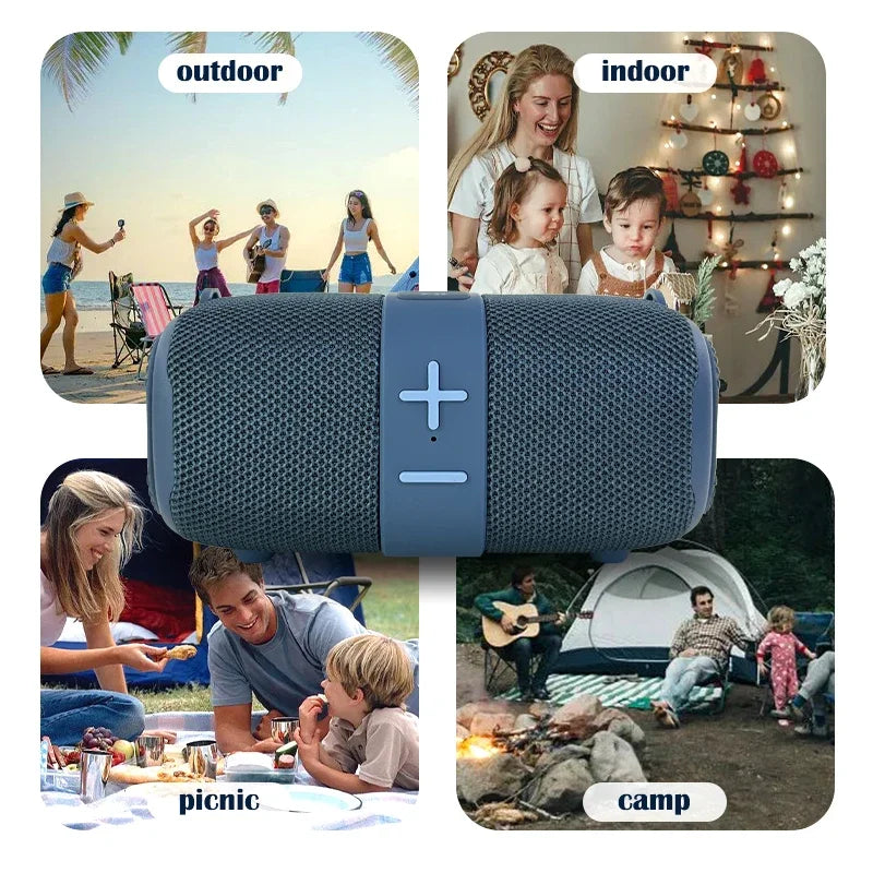 Portable LED Crossbody Bluetooth Speaker