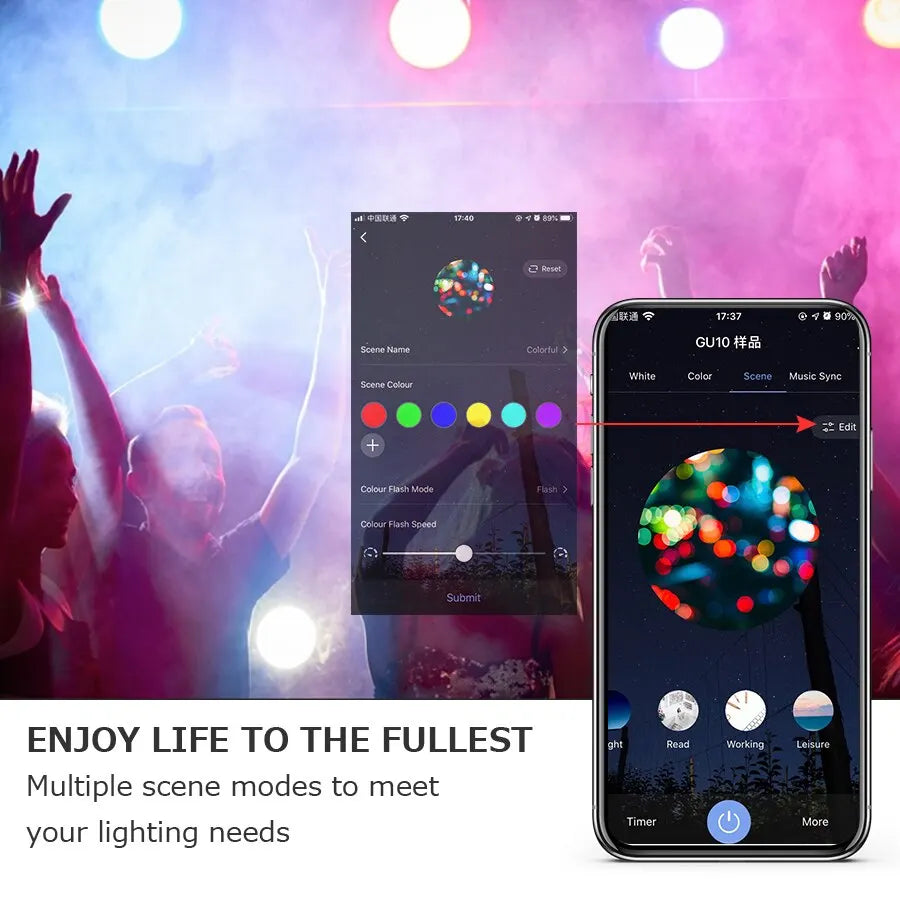 Dimmable GU10 Bluetooth Smart Bulb