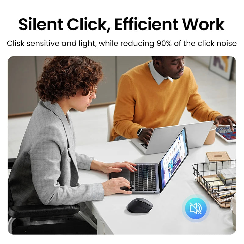Multi-Device Wireless Ergonomic Mouse