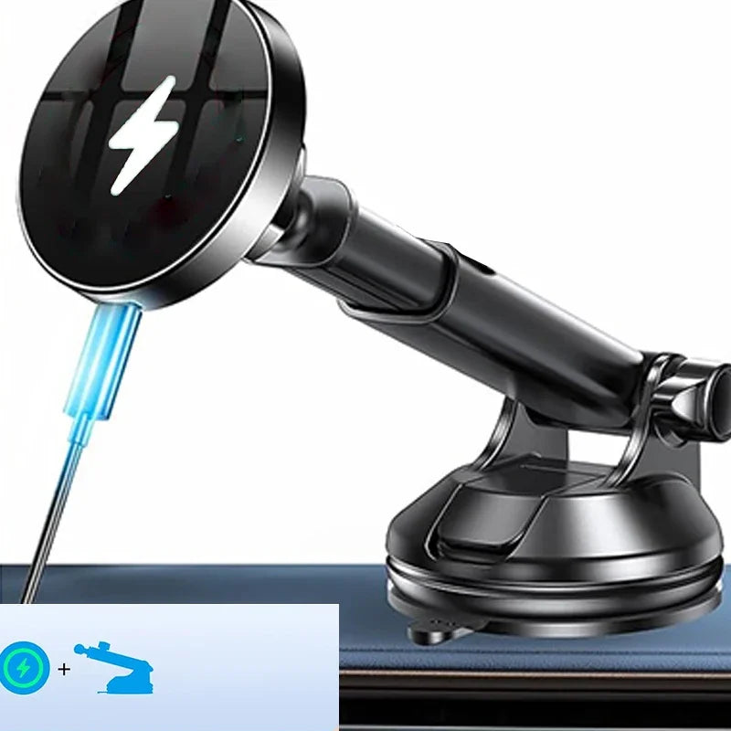 15W Magnetic Wireless Car Phone Charger