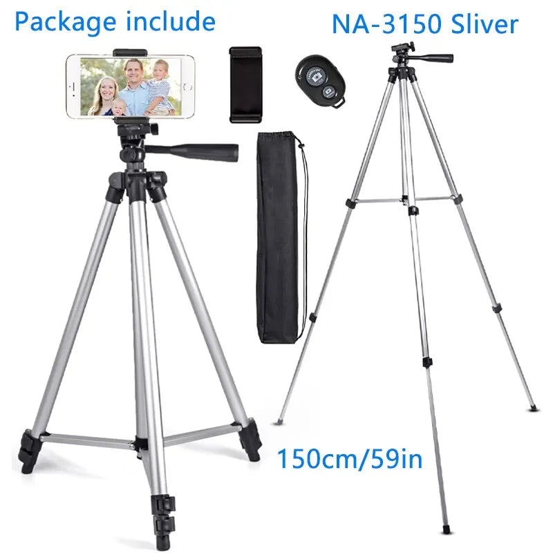 150cm Video Recording Bluetooth Tripod Stand