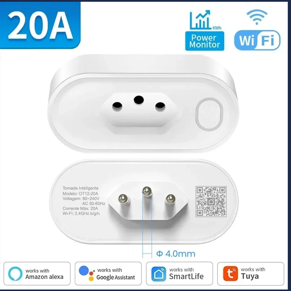 Smart Outlet Brazil Plug 16A/20A