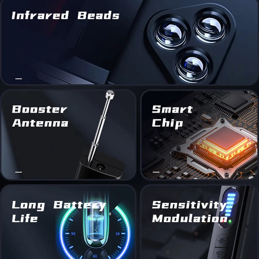 Wireless Hidden Camera Detector with 5 Sensitivity Levels