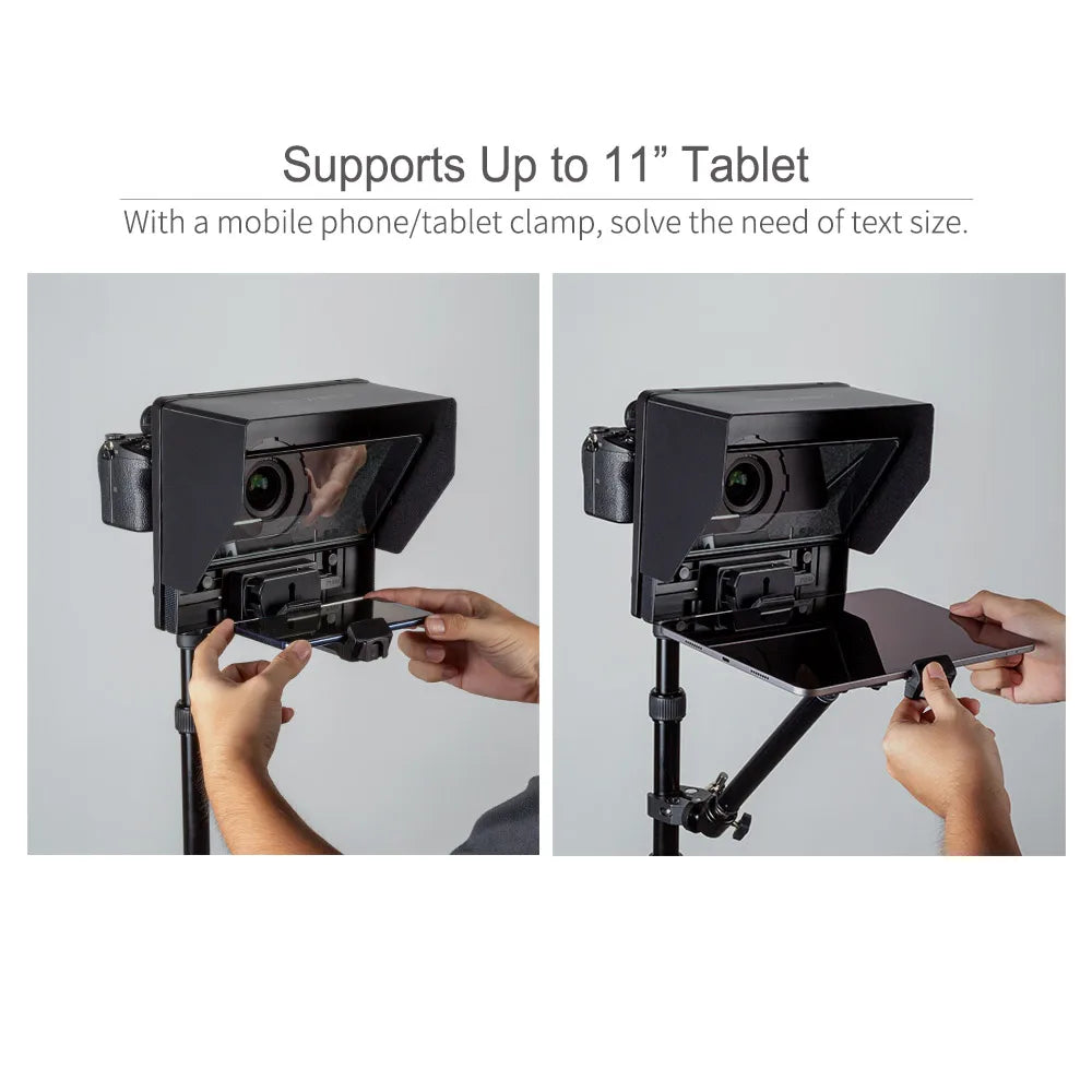 Portable 10" DSLR Teleprompter